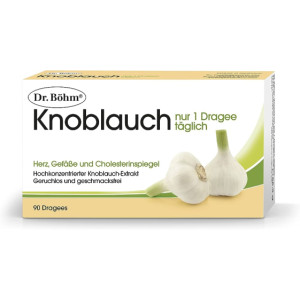 KNOBLAUCH NUR 1 Dragee täglich Dr.Böhm